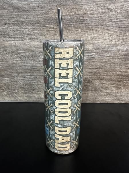 Patriotic Fishing Sublimation Tumbler (Copy)