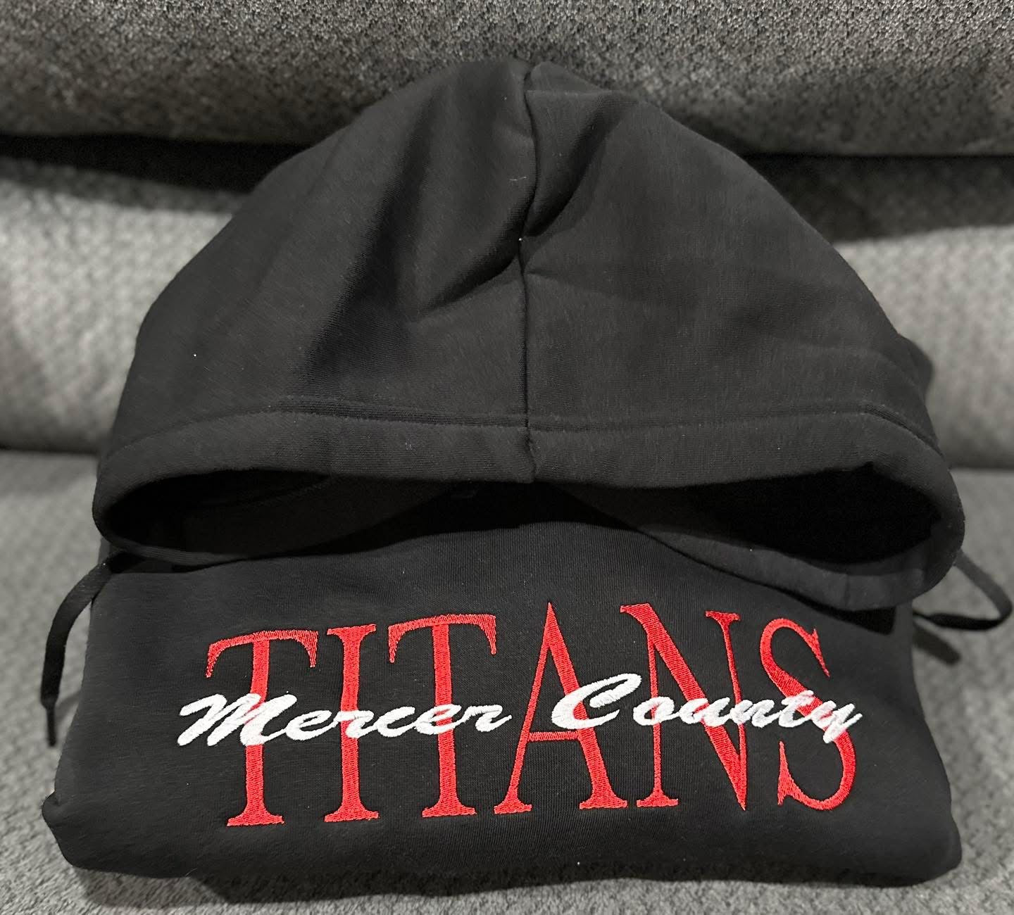 Mercer Titans Embroidered Soft Style Hoodie
