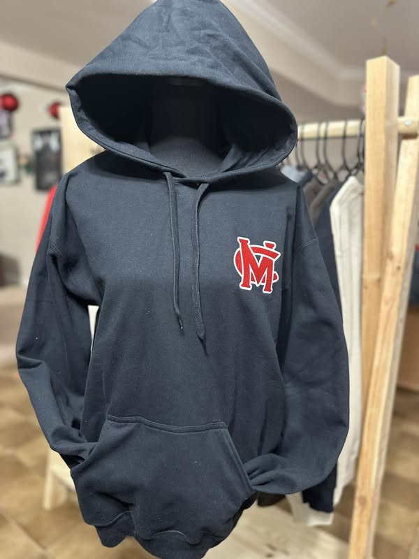 Mercer County Titans Embroidered Black Hoodie