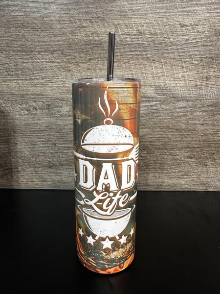 Dad Life Sublimation Tumbler