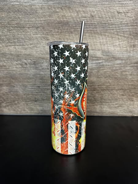 Firefighter Tribute Sublimation Tumbler