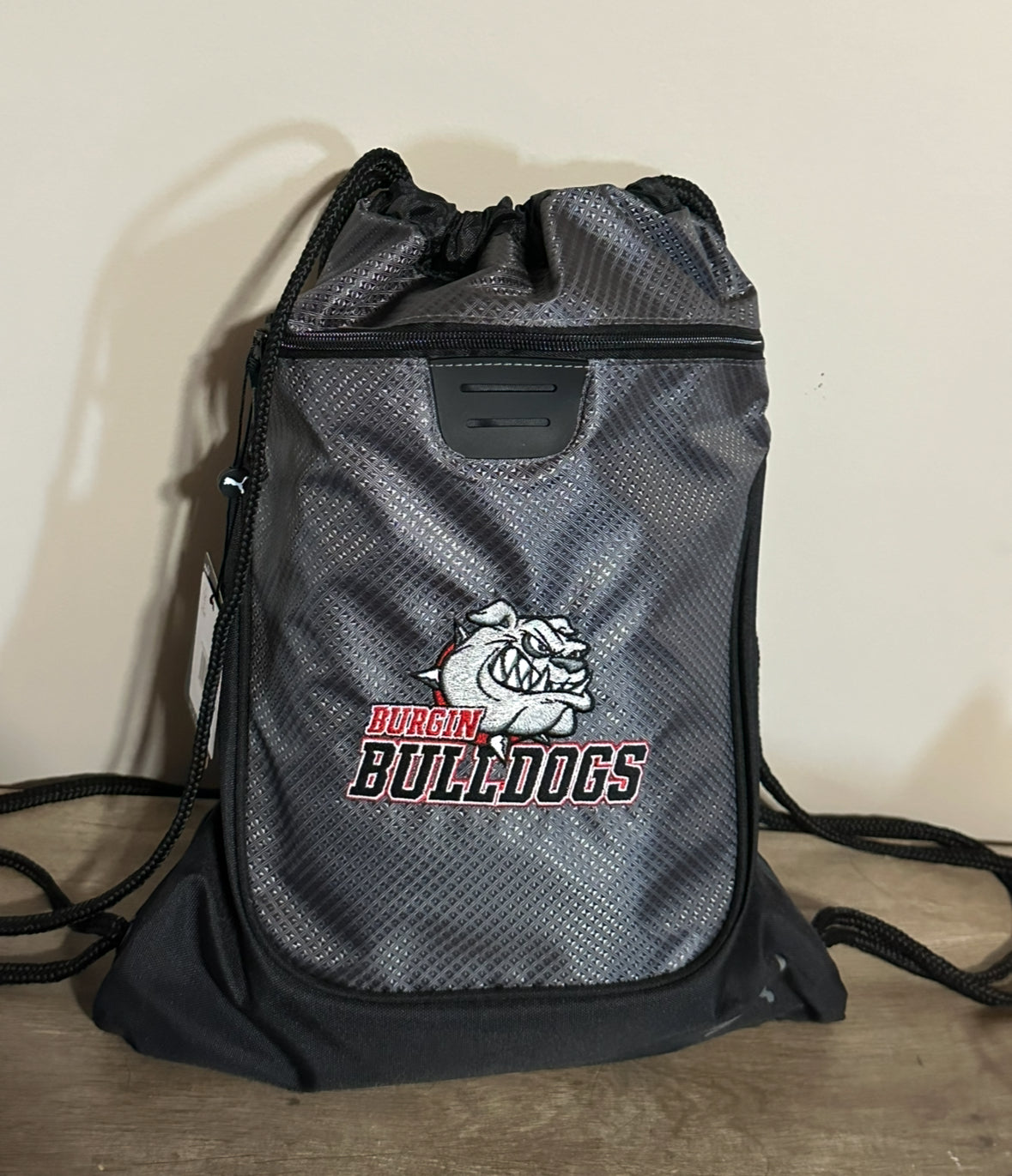 Burgin embroidered Puma Drawstring bag