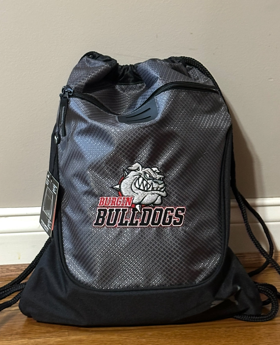 Burgin embroidered Puma Drawstring bag
