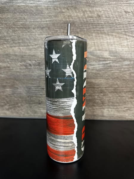 Grandpa Patriotic Sublimation Tumbler