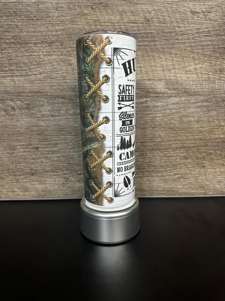 Hunting Rules Sublimation Tumbler