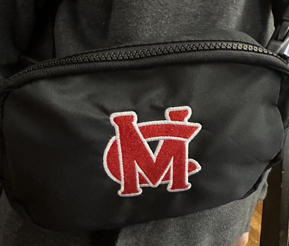 Mercer Titans Embroidered Crossbody Bag