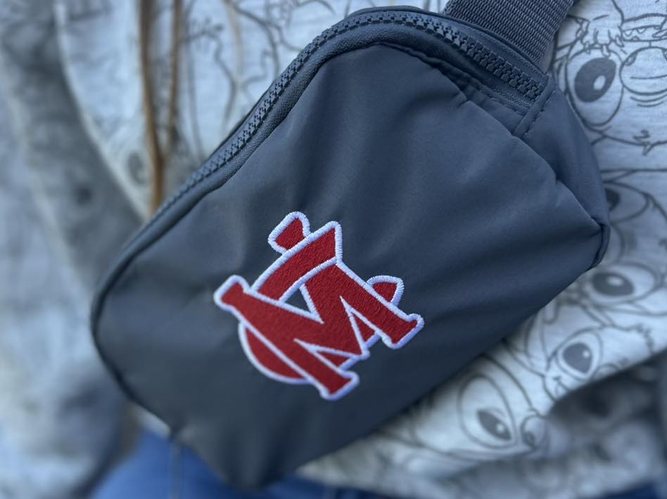 Mercer Titans Embroidered Crossbody Bag